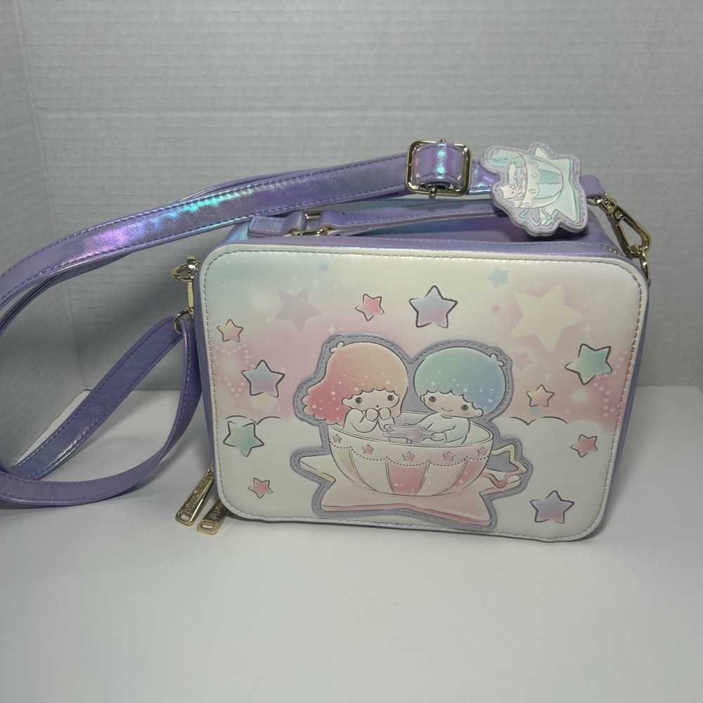 Little Twin Stars By Sanrio Purse Sil 34114 2023 Purple Shoulder No Tags